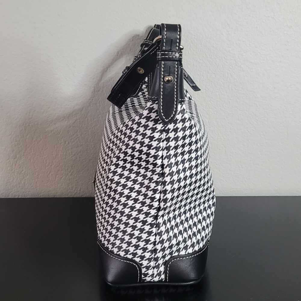 Dooney & Bourke Houndstooth Hobo Shoulder Bag - Picture 4 of 16